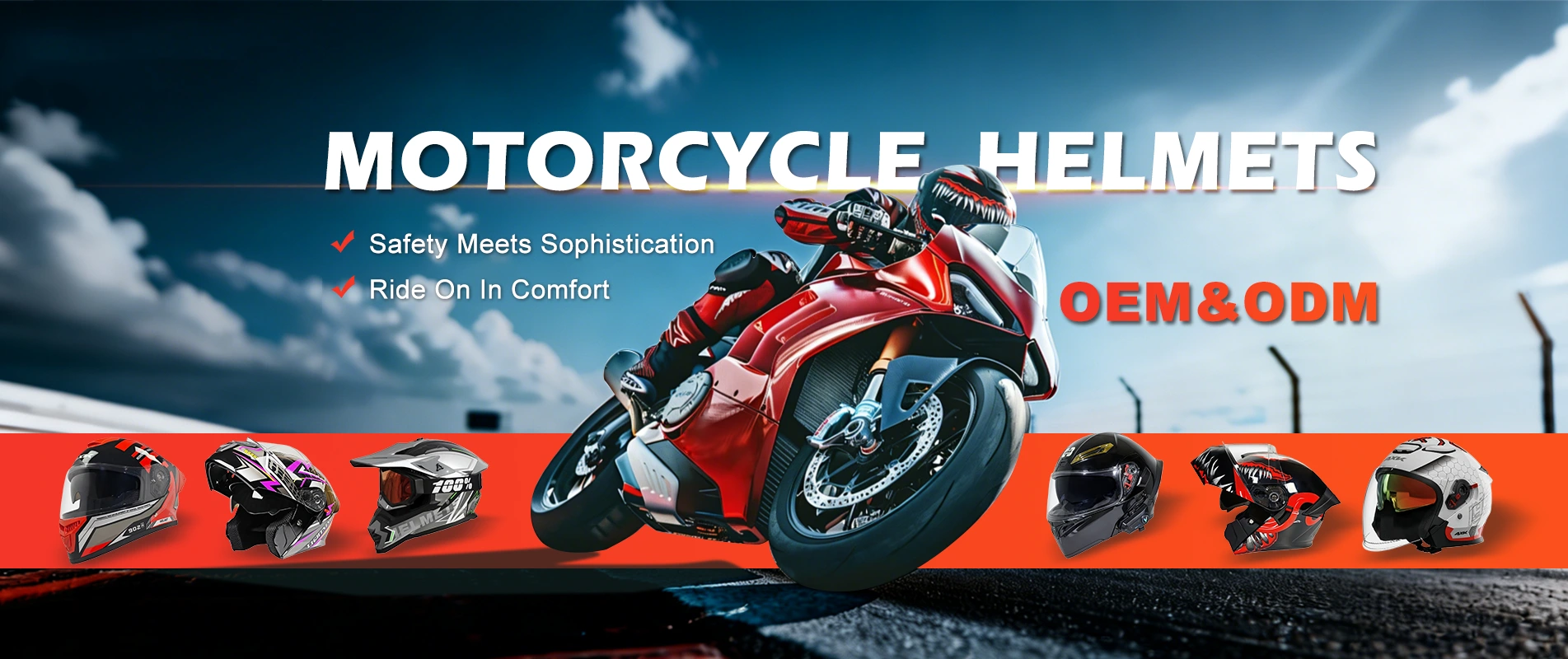 Fabricante de capacetes para motociclistas na China