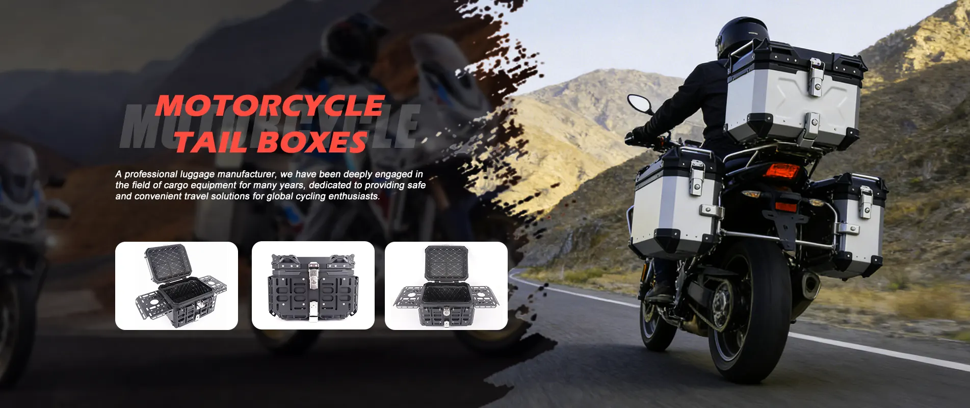 Fabricante de caixas traseiras de motocicleta na China