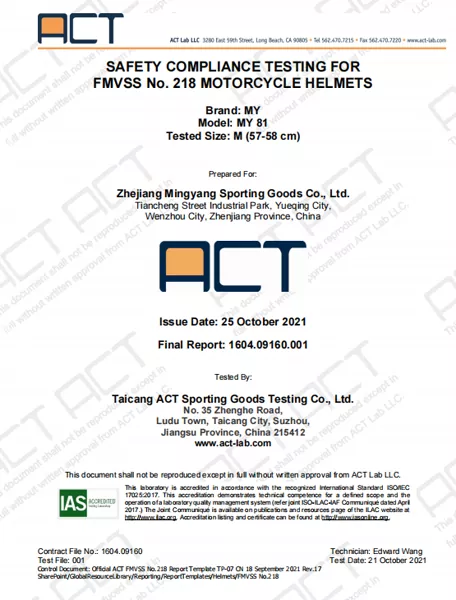 motorcycle helmets