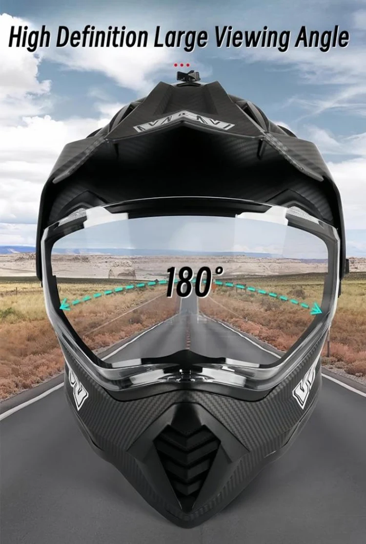 Off-road Helmets with Lens
