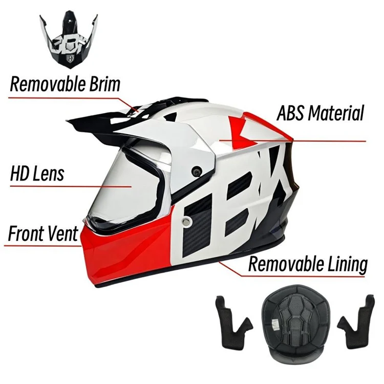 Lightweight ABS Off-road Helmets with Ventilation
