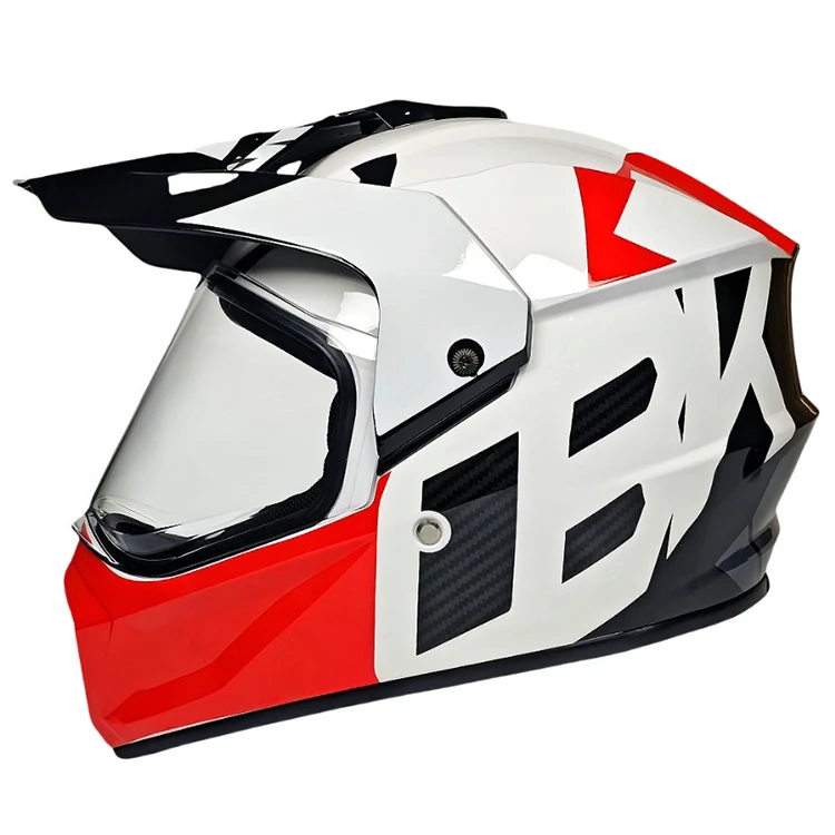 Capacetes off-road leves em ABS com ventilação