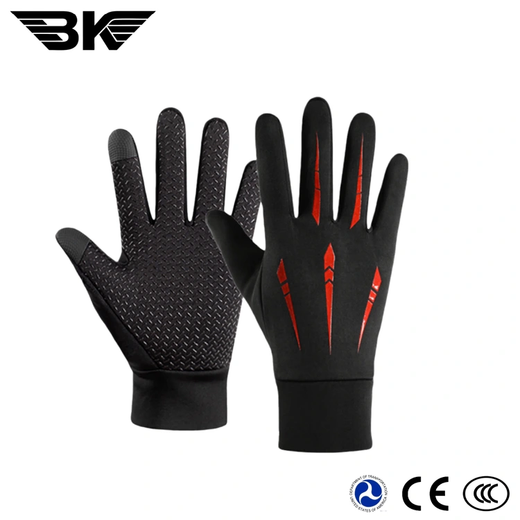 Luvas de dedo inteiro para motocicleta
