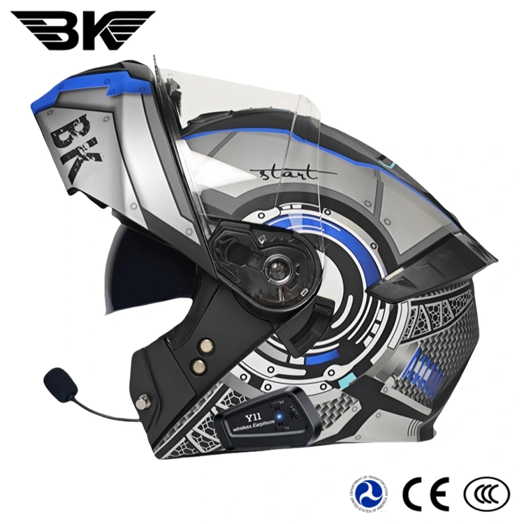 Capacete de motocicleta com Bluetooth