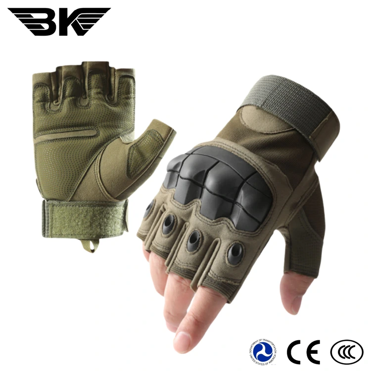 Luvas de motociclismo off-road com meio dedo